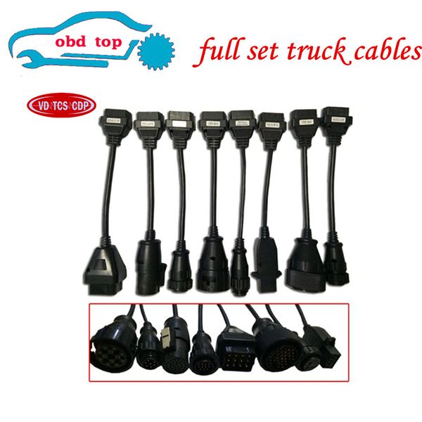 

свободная перевозка груза полный комплект 8шт кабели грузовых работ по ткс cdp в.д. multidiag про диагностический инструмент грузовик кабель