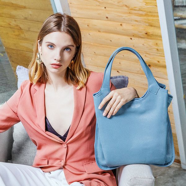 

head layer cow leather bag women's handbag new fashion bag leather women's one shoulder messenger