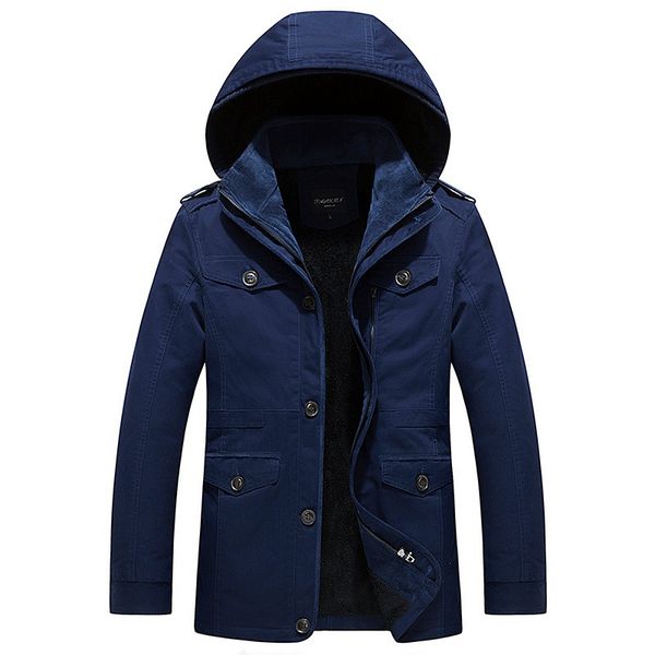 

winter jacket 2020 new parka padded coat down keep warm fashion plus asian size m-4xl 5xl 6xl with wool liner men's windbre, Black;brown