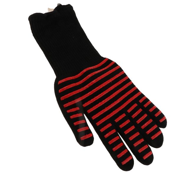 

silicon barbecue bbq cooking glove grilling heat resistant oven mitts, 3 pattern options