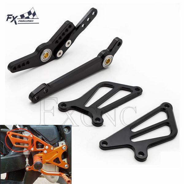 

cnc motorcycle rearset foot peg brake gear shift shifter lever + wing for cbr1000rr cbr 1000 rr 2004-2007 cbr600rr 03-06