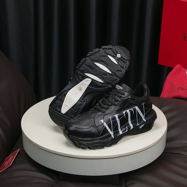 

new style high-end luxury ladies casual sneakers four seasons women's shoes fashion brand platform air cushion sole versatile style yxr, Black