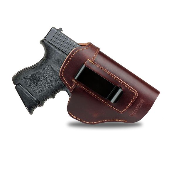 

Iwb leather hol ter gun hol ter for glk 17 g19 g22 g23 g26 ig p226 p229 p2022 xd xd xdm concealed belt