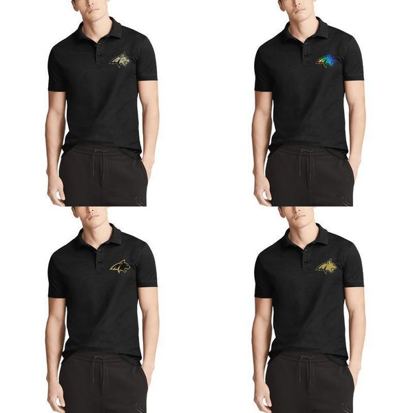 

дизайн мужские печать штата монтана бобкэтс footall камуфляж логотип черный хлопок рубашки поло классический крутой чемпион гей-прайда радуг, White;black