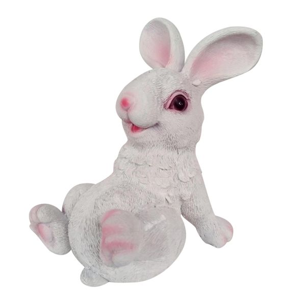 

resin sitting rabbit bunny figurine statue terrace figurine lawn yard decor