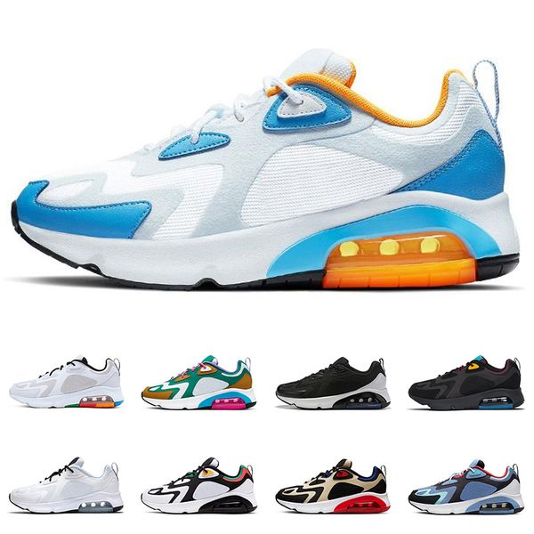 

2020 new designer 200 x bordeaux university mens running shoes outdoor 200s sports sneakers triple white black women trainers airs size 7-11, White;red