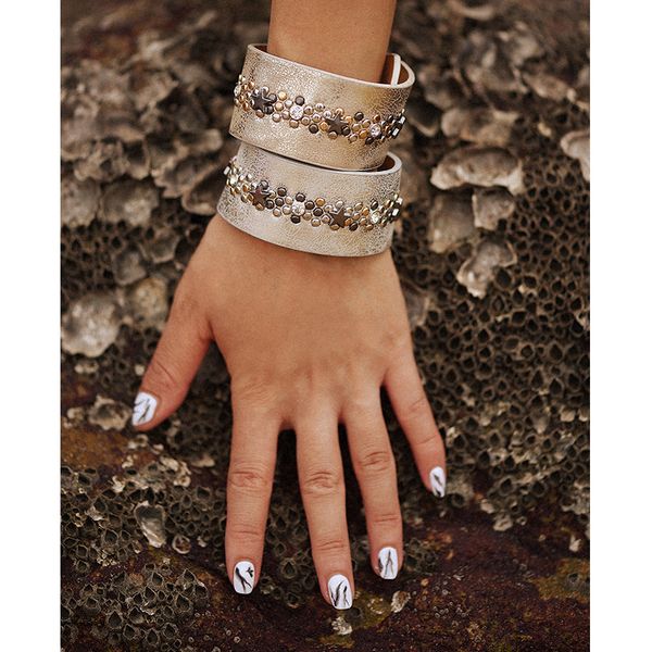 

vintage punk локомотив аксессуары ночной клуб trend браслет моды, Golden;silver
