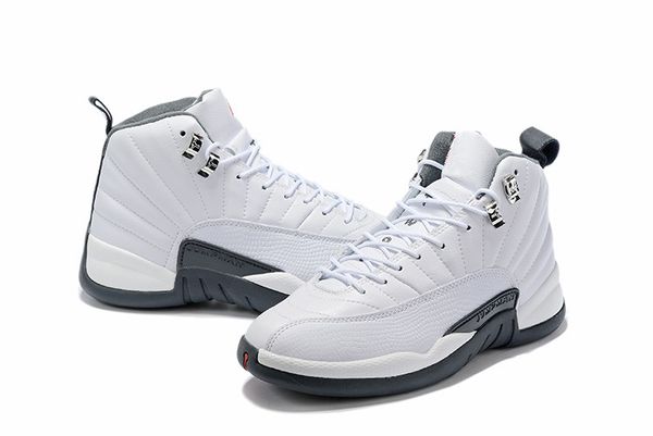 

2019 new 12s mens basketball shoes 12 black white men sneakers women sports designer shoes us size 7-13 10cct