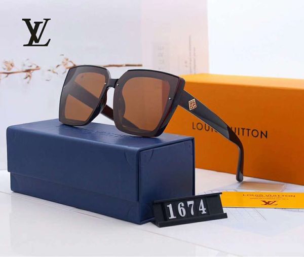 

brand солнцезащитные очки лета mens женщина очки uv400 стиль 1674 5 цвет опционный высоко качества с коробкой, White;black