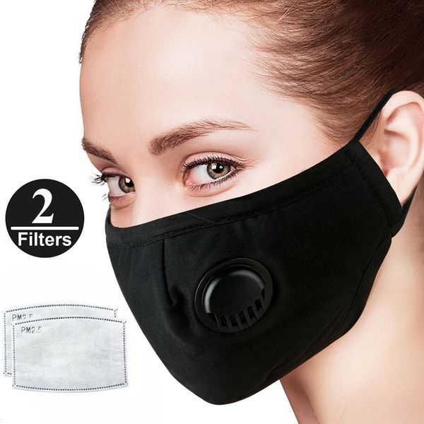 

plenty stock anti-dust mask grade protection and smoke and allergies adjustable reusable mask with 2 filters for women man pm2.5