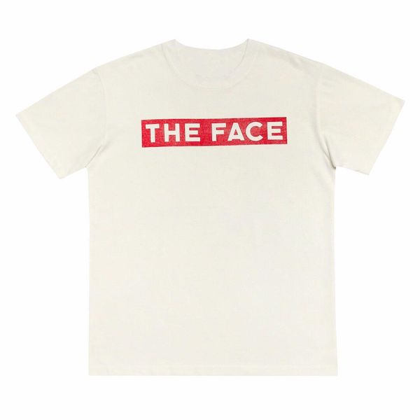 

20ss luxury european t-shirt the face printing comfortable loose cotton short sleeve fashion womens and mens designer t shirts hfwptx368, White;black