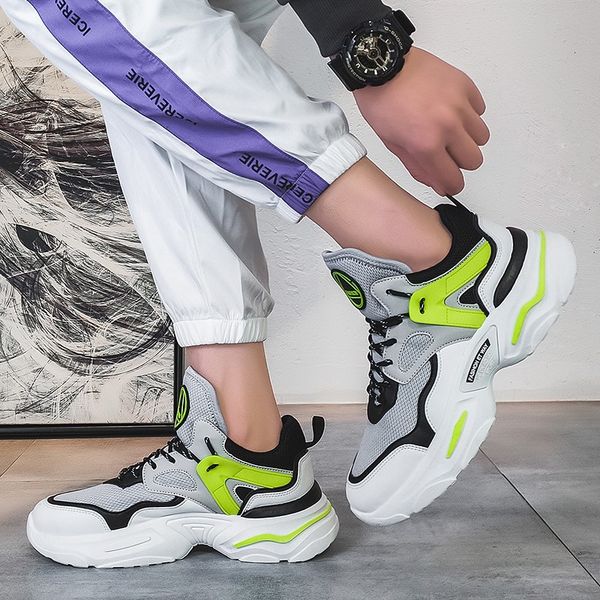 

new release men casual shoes huaraching triple s 3.0 sneakers nyfw trainers men professional outdoor breathable trainers, Black