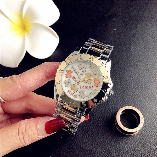 

table card home men watches high-end fashion steel belt with diamonds casual female performance goods wholesale wish fashion hot, Slivery;black