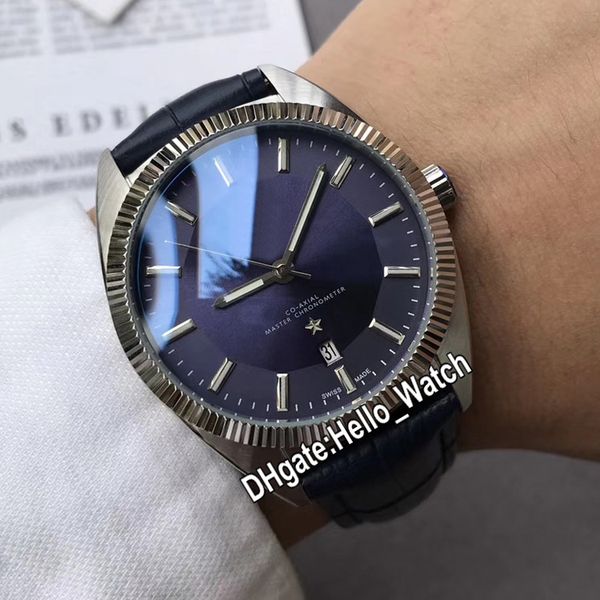 

special offer new globemaster blue dial 130.33.39.21.03.001 seagull automatic mens watch steel case blue letather strap watches hello_watch, Slivery;brown