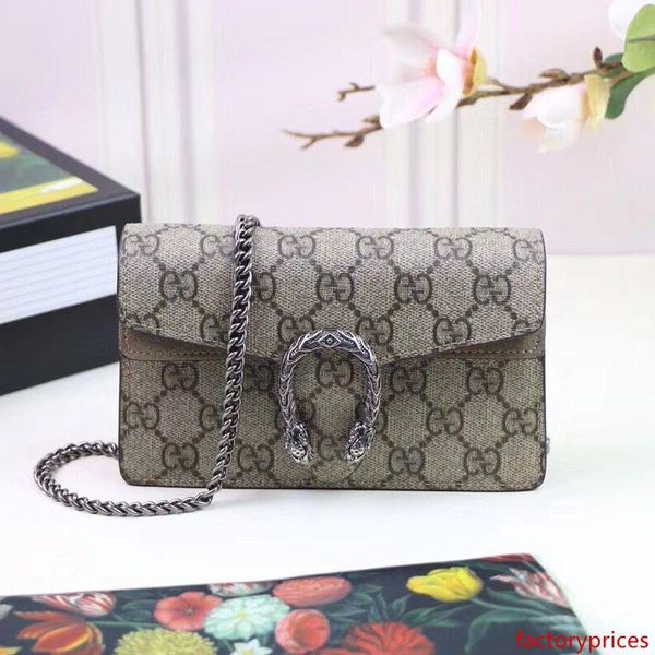 

celebrity design letter buckle embossing canvas mini shoulder chain bag genuine leather woman 476432 messenger bag