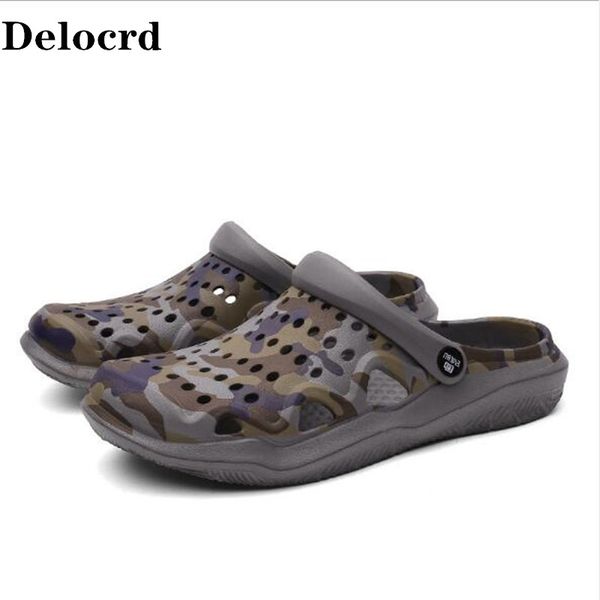 

36-45 39-45 new soft bottom couple beach shoes wear-resistant non-slip jelly hole shoes personality wild sandals, Black