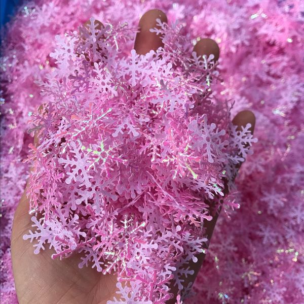 

300pcs christmas snowflakes appliques wedding party decoration craft diy handmade gift supplies ornaments home garden decor