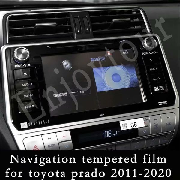 

car tempered glass screen protective film for land cruiser prado 2011 2012 2013 2014 2015 2016 2017 2018 2019 2010