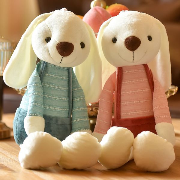 

lovely plush toy long ears rabbit dolls stuffed animals children toys couples hold pillow christmas gift wholesale