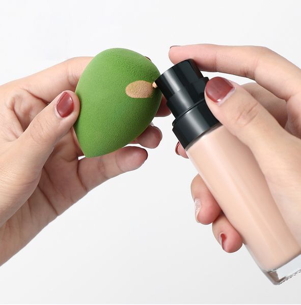 

wholesale-drop-shaped makeup sponge puff professional makeup puff foundation concealer beauty egg cushion multicolor beauty makeup tools