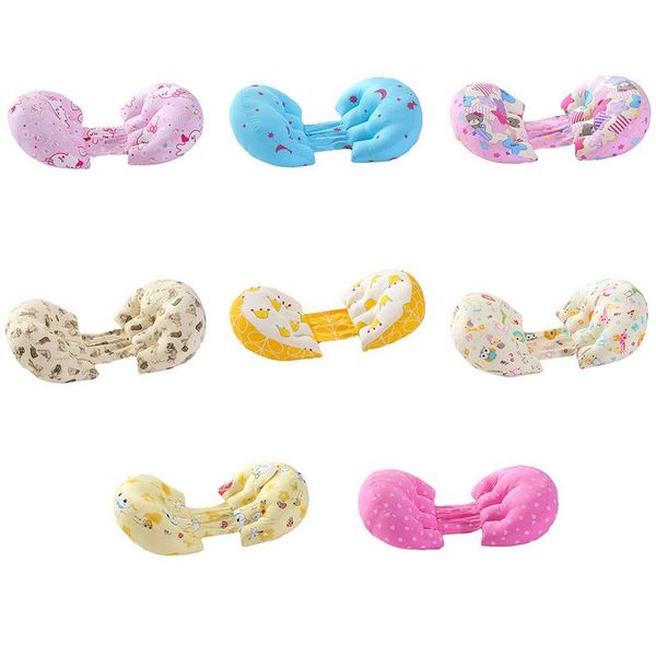 

cute patterns pregnant women waist side sleeping multi-function u-shaped pillow stomach lift side cushion semi-circular pillow