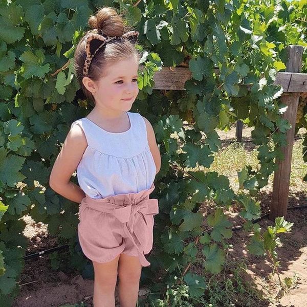 

summer baby girls bowknot lantern shorts cotton ruffle toddler pp pants pants bloomers elastic high waist solid plaid floral, Black
