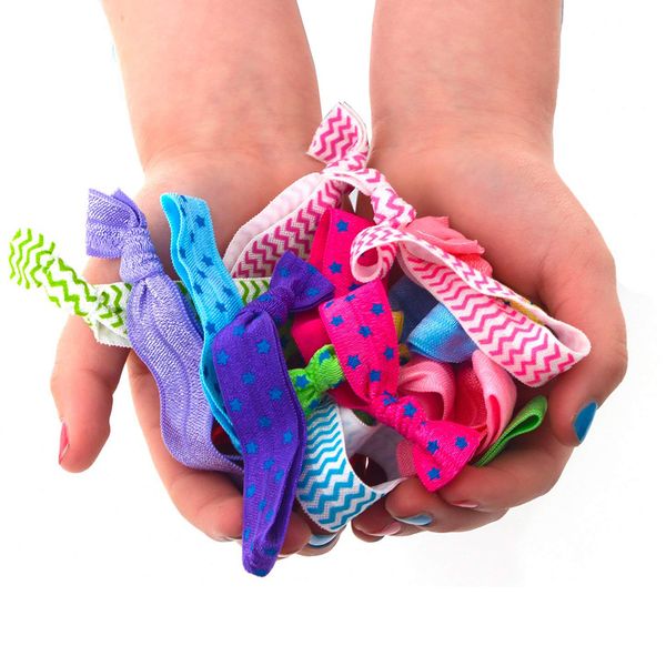 Colorful No Crease Hair Ties Rope Hair Accessories Elastic Bands