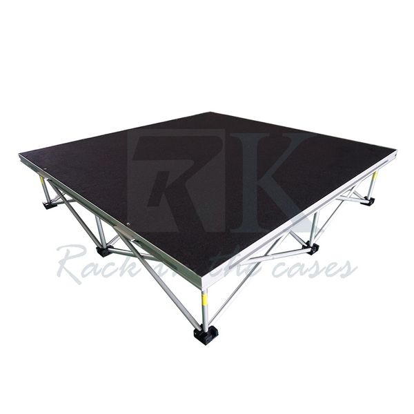 

1m x 1m platform 40cm height rk smart stage, portable stage kit, modular stage platform, portable aluminum