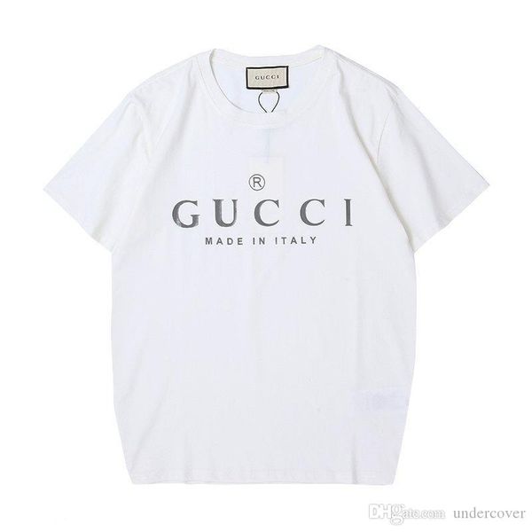 

nwt luxury men women t-shirt letter streetwear print t shirts hip hop kanye designers men clothes cotton tee uv8191, White