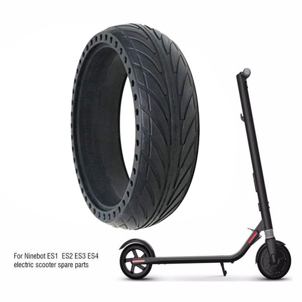 

8 inch millet es scooter inflatable solid honeycomb tire for ninebot es1 es2 electric scooter