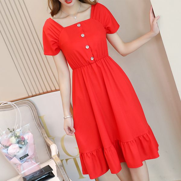 

new summer dress fairy super fairy mori-style very fairy retro niche dress korean version of slim-fit bai da qun, Black;gray