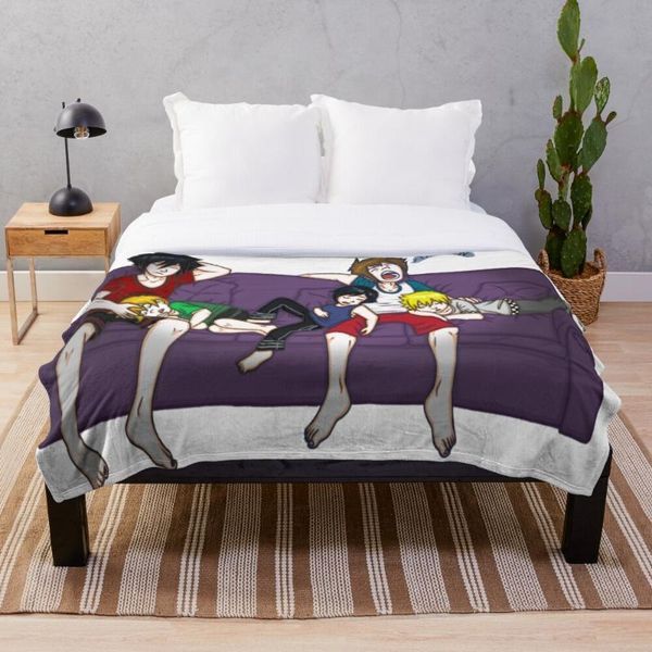 

перевозка груза падения printed throw одеяло шерпа флис soft blanket фланель ковер домашнее украшение для кровати late night миядзаки marath