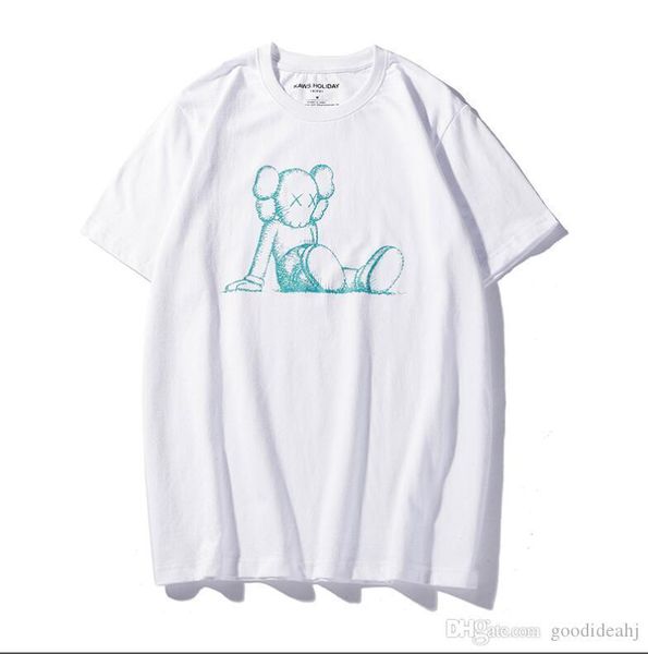 

новые высококачественные ткани моды случайные футболки для мужчин и женщин любителей летней тонкой футболке, White;black