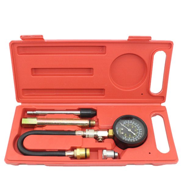 

g324 автомобиля диагностический инструмент бензиновый двигатель уникальный compression тестер с бар extension