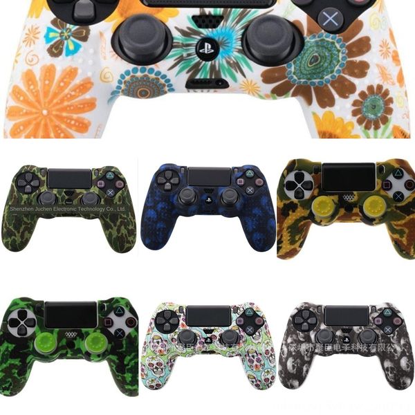 

o7jkb more colour camouflage silicone case camo silica shell pro skin case for 4 dualshock sony ps4 ds4 protective slim controller
