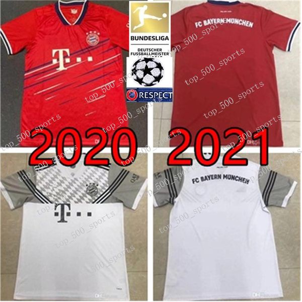 

2020 2021 men bayern munich soccer jerseys pavard neuer muller lewandowski thiago jersey 20 21 football shirt, Black;yellow