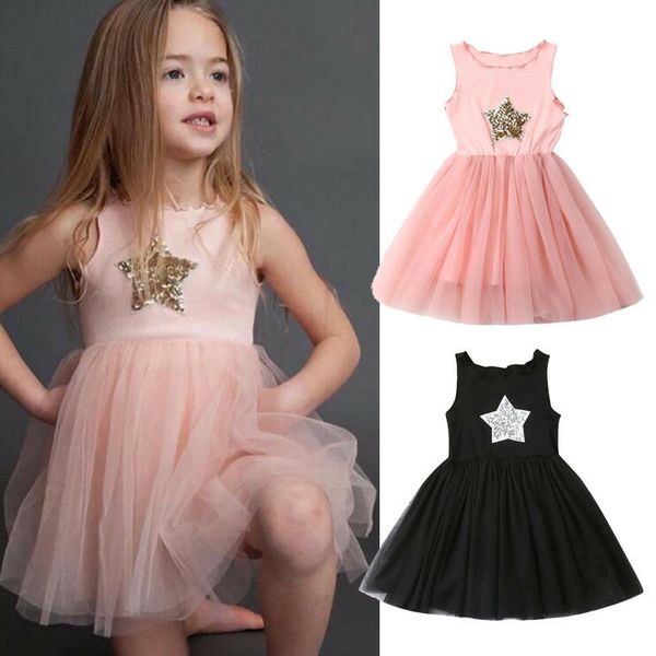 

2019 Spring NEW Newborn Kids Baby Girls Pageant Party Princess Tulle Gown Tutu Dress Sundress Lovely Baby Girl Clothes