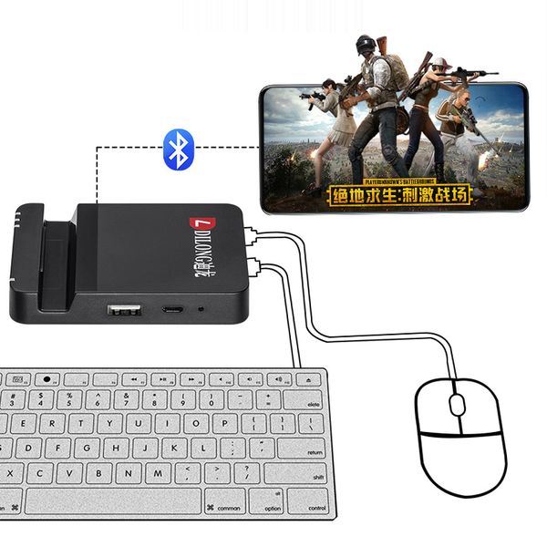 

converter keyboard and mouse adapte for pubg mobile games fps game controller android ios smartphone tablet