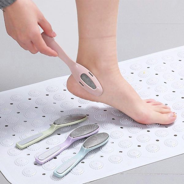 

dual head exfoliating scrubbing foot file dead skin callus removal pedicure foot skin care tools