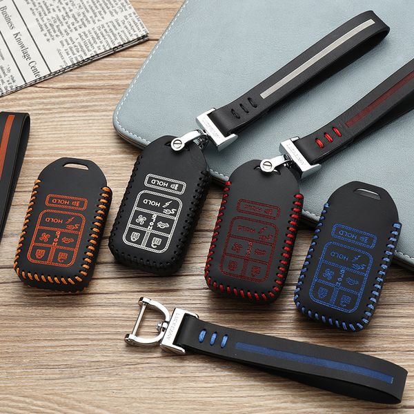 

for honda urban ev 2018 new energy car-styling brand new leather remote key case cover holder