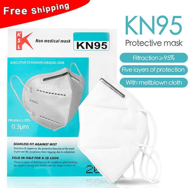 

Защитные KN95 FPP2 FPP3 маска KN95 пыленепроницаемом дышащий противотуманно PM2.5 Антибактериальное респиратор N95 Face Mask