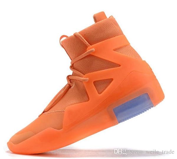 

mens 2019 fear of god light bone black orange designer sports men sneakers fashion fog cushion boots zoom baskets shoe des chaussures