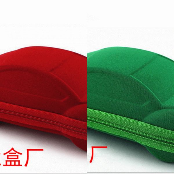 

low price car case case cartoon children's glasses box color zipper glasses box