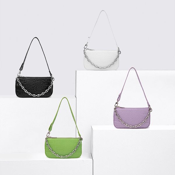 

горячая новая мода crossbody сумка сумка дикий крокодил шаблон длинная палка ниша ретро одно плечо подмышка сумка 1112