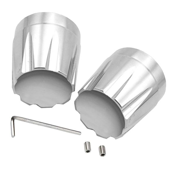 

2pcs переднего колеса мост гайка крышка для harley softail xl883 xl1200