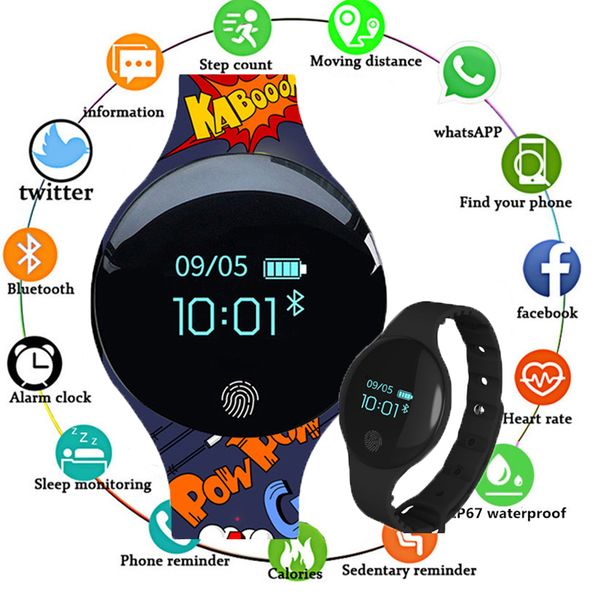 

smart watch children kids bracelet for girls boys electronic wrist watch sport led digital wristwatch child clock gifts, Slivery;brown