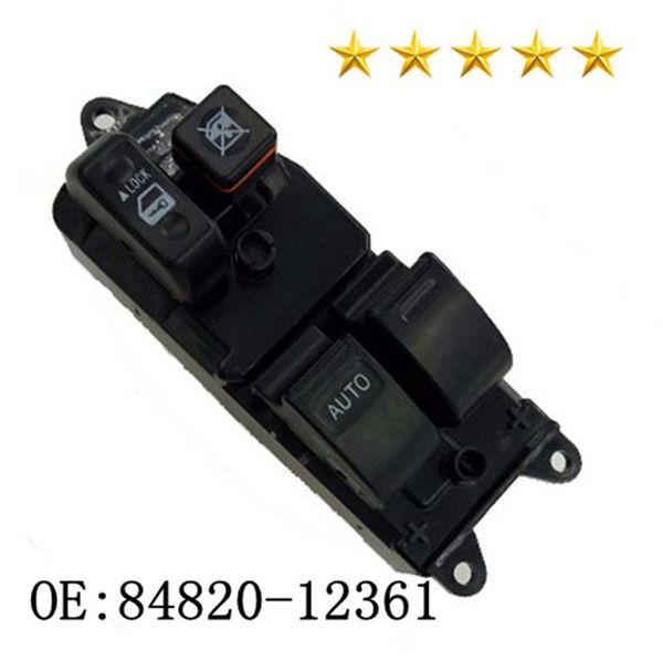 

front left driver side new electric power window switch master control switch 84820-12361 8482012361 for corolla e11 1997-2002 car switches