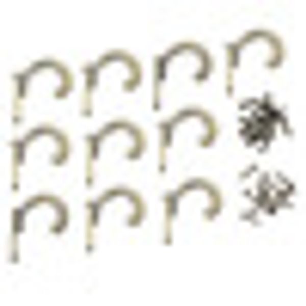 

10x antique brass wall mounted hook key holder letter rack hanger hanging decor