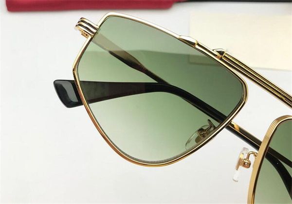 

wholesale-new fashion designer sunglasses 0413 metal pilots frame popular selling style uv400 lens protection eyew classic style, White;black