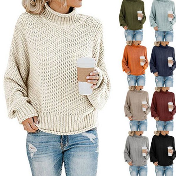 

женщины моды свитер 2020 нового прибытия сплошной цвет женские свитера дизайнер с длинным рукавом пуловер tops высокое качество оптовой, White;black